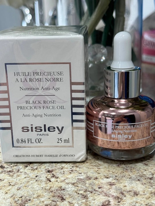 Sisley Black Rose Precious Face Oil Anti-Aging Nutrition ~0.84 oz / 25 ml