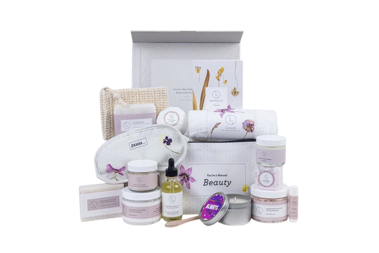 15 Pieces Luxury Lavender Bath & Body Spa Collection by Lizush